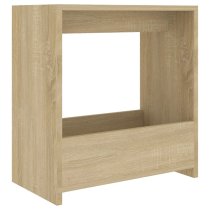 Malva Wooden Side Table In Sonoma Oak