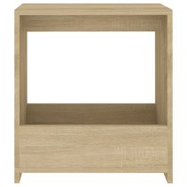 Malva Wooden Side Table In Sonoma Oak