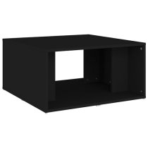 Leonia Square Wooden Coffee Tables In Black