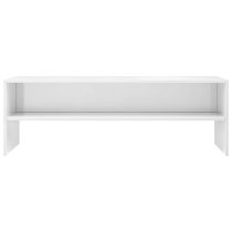 Orya High Gloss TV Stand With Undershelf In White