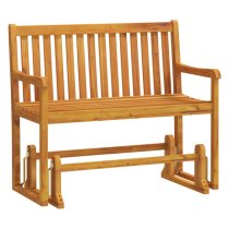 Nihara Wooden Swing Garden Seating Bench In Natural