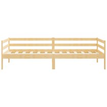 Sanchia Solid Pinewood Single Day Bed In Natural