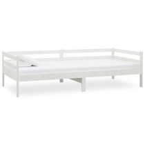 Sanchia Solid Pinewood Single Day Bed In White