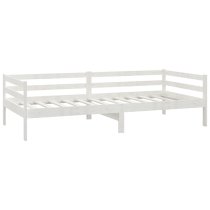 Sanchia Solid Pinewood Single Day Bed In White