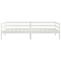 Sanchia Solid Pinewood Single Day Bed In White