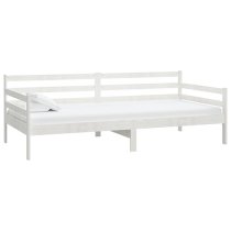 Tatiana Solid Pinewood Single Day Bed In White