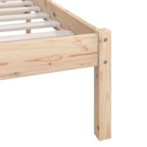 Phyre Solid Pinewood Small Single Bed In Natural