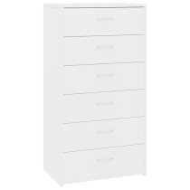 Larson Wooden Chest Of 6 Drawers In White