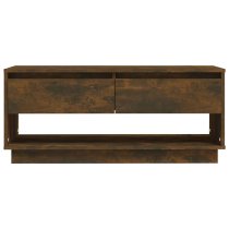 Perdy Wooden TV Stand With 2 Drawers In Smoked Oak