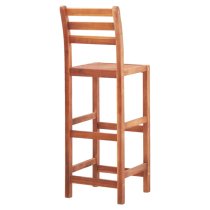 Cienna Set Of 4 Wooden Bar Chairs In Natural