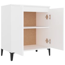 Vaeda Wooden Sideboard With 2 Doors In White