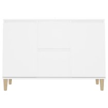 Vaeda Wooden Sideboard With 2 Doors 2 Drawers In White