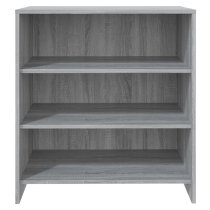 Variel Wooden Bookcase With 3 Shelves In Grey Sonoma Oak