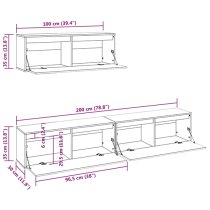 Kahoni Solid Pinewood Entertainment Unit In White