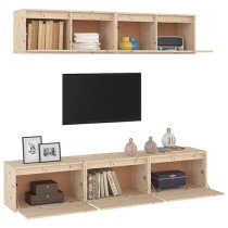 Idonia Solid Pinewood Entertainment Unit In Natural