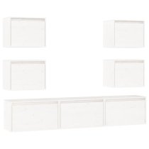 Harlan Solid Pinewood Entertainment Unit In White