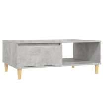 Agron Wooden Coffee Table With 1 Door In Concrete Effect