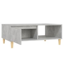 Agron Wooden Coffee Table With 1 Door In Concrete Effect