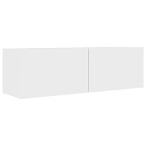 Feleti Wall Hung Wooden Entertainment Unit In White