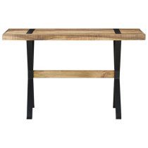 Heinz Small Rough Mango Wood Dining Table In Natural