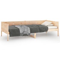 Emeric Solid Pine Wood Single Day Bed In Natural