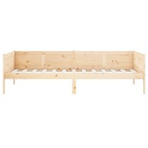 Emeric Solid Pine Wood Single Day Bed In Natural