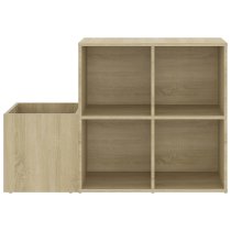 Bedros Wooden Hallway Shoe Storage Cabinet In Sonoma Oak