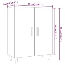 Pirro Wooden Sideboard With 2 Doors In White