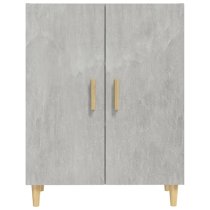 Pirro Wooden Sideboard With 2 Doors In Concrete Effect