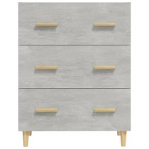 Pirro Wooden Chest Of 3 Drawers In Concrete Effect