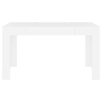 Desirus Rectangular Wooden Dining Table In White