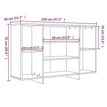 Algot Wooden Shelving Unit With 4 Shelves In White