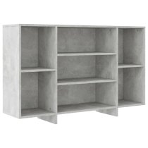 Algot Wooden Shelving Unit With 4 Shelves In Concrete Effect