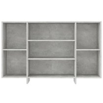 Algot Wooden Shelving Unit With 4 Shelves In Concrete Effect