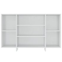 Algot High Gloss Shelving Unit With 4 Shelves In White