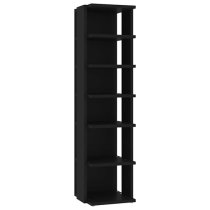 Balta Wooden Shoe Storage Rack With 6 Shelves In Black