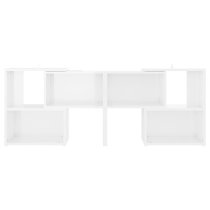 Carillo High Gloss TV Stand With Shelves In White