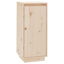 Boris Pinewood Shoe Storage Cabinet With 1 Door In Natural