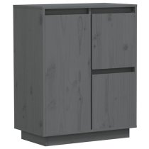 Galvin Pinewood Sideboard With 3 Doors In Grey