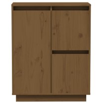 Galvin Pinewood Sideboard With 3 Doors In Honey Brown