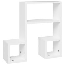 Dacre Set Of 2 Wooden Wall Shelf In White