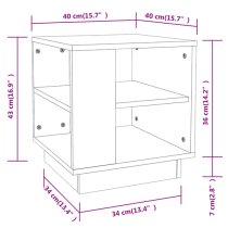 Batul Wooden Coffee Table With Undershelf In White