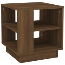 Batul Wooden Coffee Table With Undershelf In Brown Oak