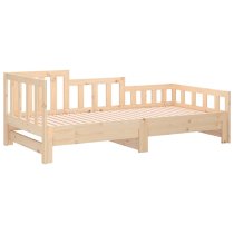 Davey Solid Pinewood Pull-Out Single Day Bed In Natural