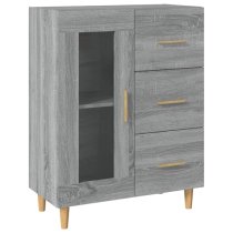 Cartier Sideboard With 1 Door 3 Drawers In Grey Sonoma Oak