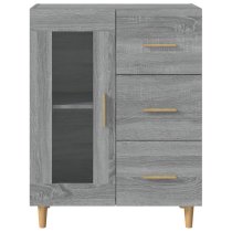 Cartier Sideboard With 1 Door 3 Drawers In Grey Sonoma Oak