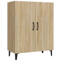 Kaniel Wooden Sideboard With 2 Doors In Sonoma Oak