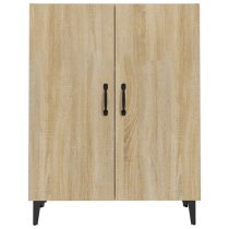 Kaniel Wooden Sideboard With 2 Doors In Sonoma Oak