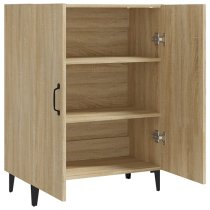 Kaniel Wooden Sideboard With 2 Doors In Sonoma Oak