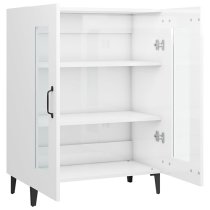 Latrell High Gloss Sideboard With 2 Doors In White